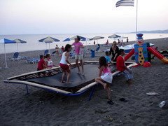 aphrodite hotel trampoline, lesvos, greece