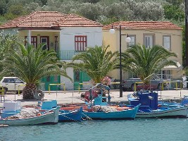 Skala Polychnitou, Lesvos, greece