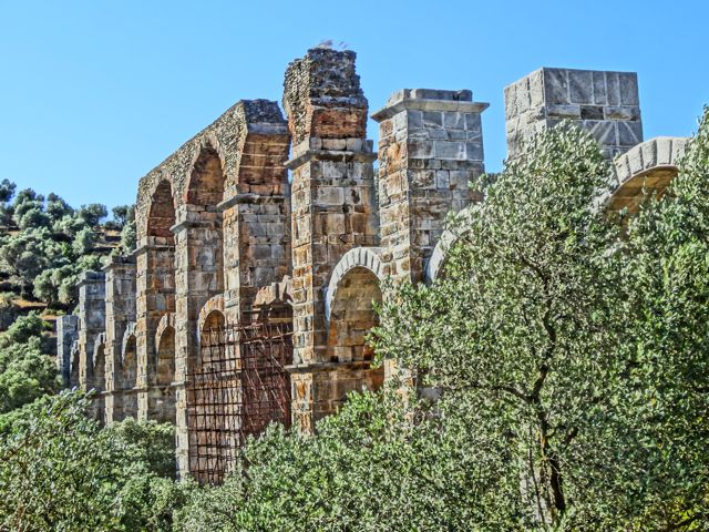 Roman Aquaduct at Moria, Lesvos